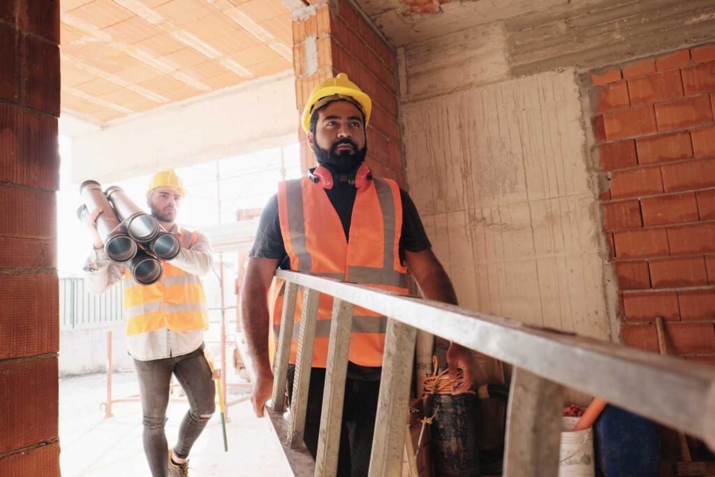 building workers