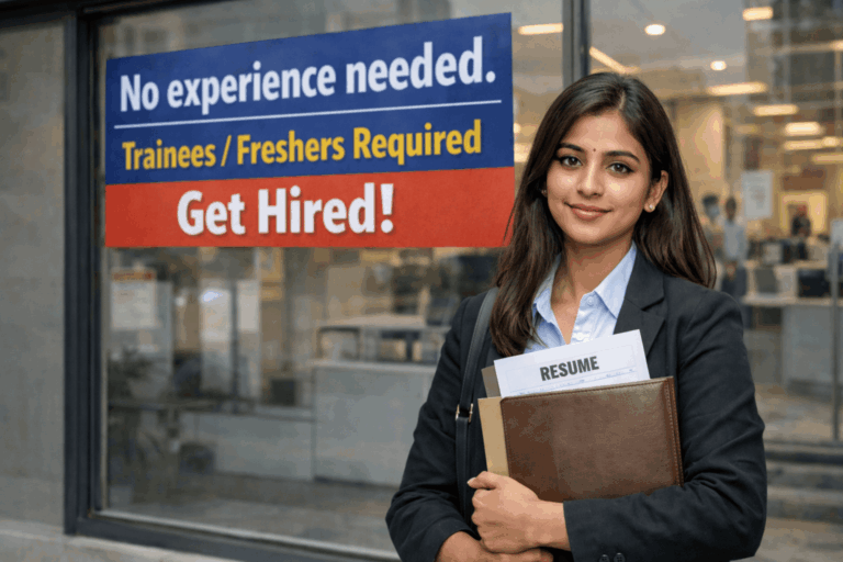 jobs for freshers