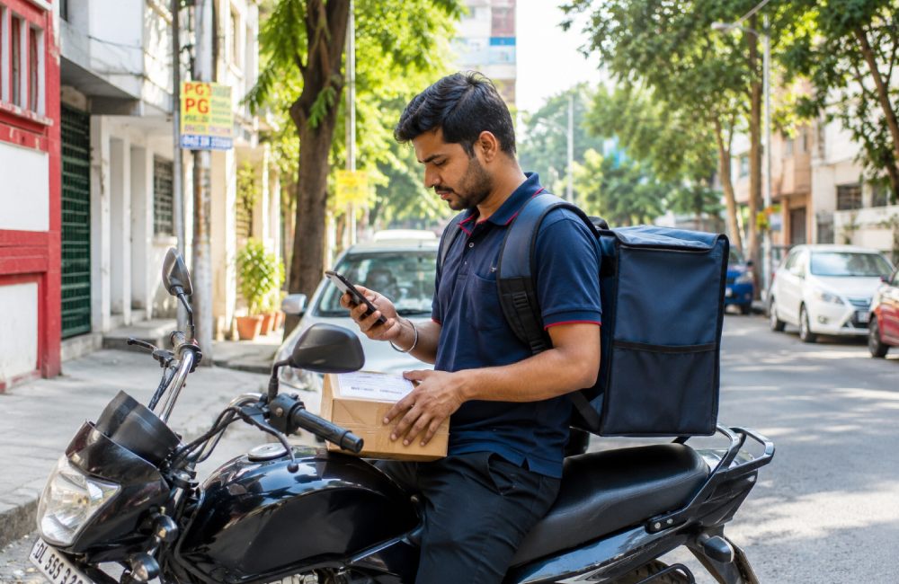 delivery person, delivery work