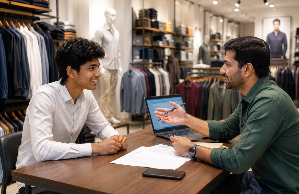 retail staff, job in store
