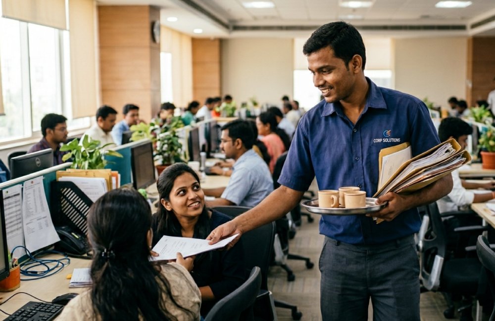 office attendant, office peon