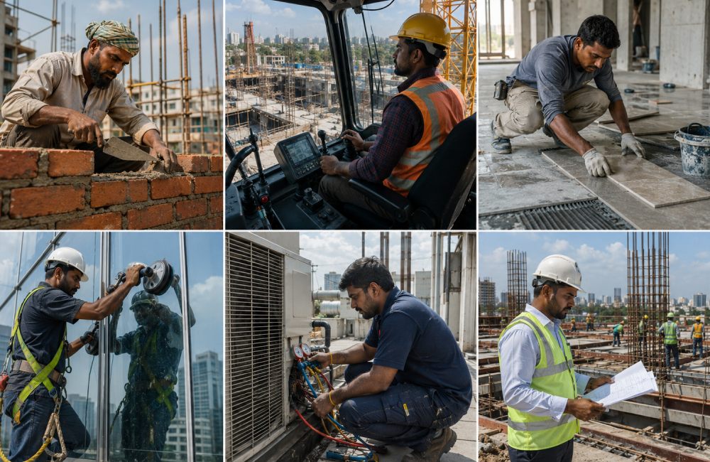labour for construction, construction supervisor jobs