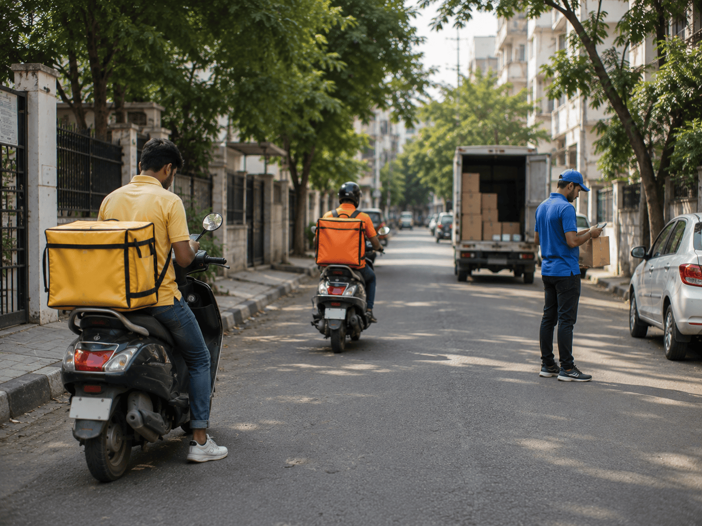 hire delivery person