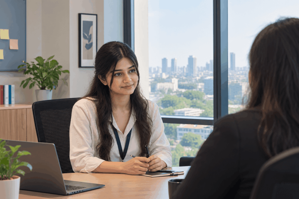 receptionist for office