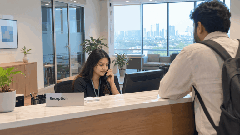 Receptionist Job